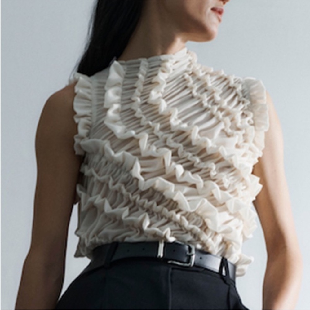 Beaufille Vera Top in Off-White size M